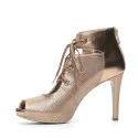 Nero Giardini women ankle boot with high heel natural color article P717372DE 434