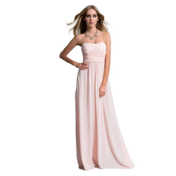 EDAS LUXURY GRONGO long woman dress pink georgette style