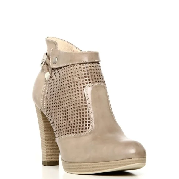 Nero Giardini woman ankle boot with high heels champagne color article P717005D 439