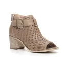 Nero Giardini woman ankle boot popped with heels turtledove color article P717020D 406