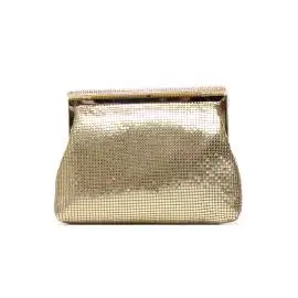 Lancetti 5246 style women clutch coin gold with rhinestone