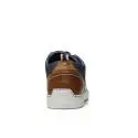 Wrangler WM171060 sneakers uomo color cognac in ecopelle e tessuto