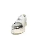 Anna Fidanza laced sneaker in leather white color article CR20EU 018