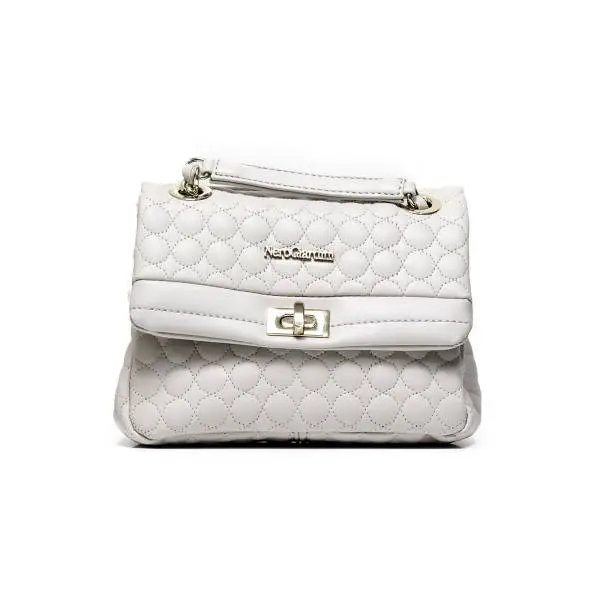 NERO GIARDINI P743400D 705 mini women's bag off white ecoleather