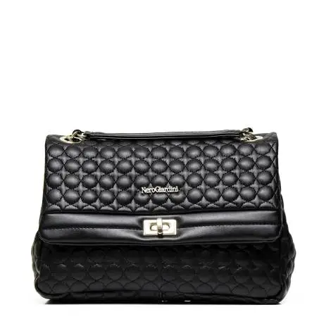 NERO GIARDINI P743401D 100 woman's bag black ecoleather