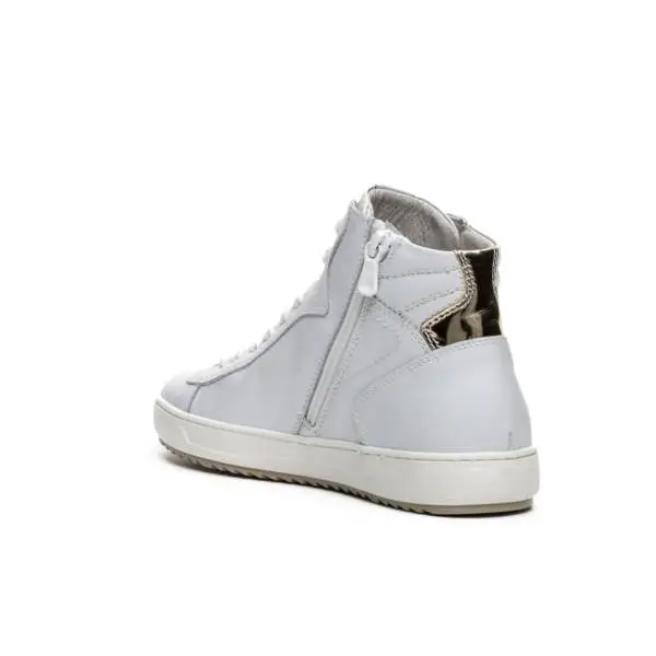 NERO GIARDINI P717273D 707 sneakers alte donna color bianco 