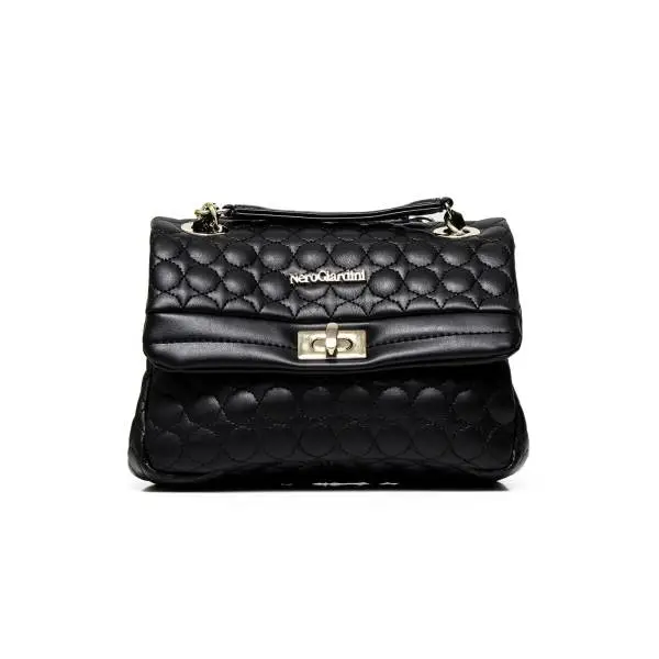 NERO GIARDINI P743400D 100 mini women's bag black ecoleather