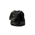 NERO GIARDINI P743400D 100 mini borsa donna in ecopelle color nero 