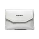 NERO GIARDINI P743130D 700 women's pochette in white color eco-leather