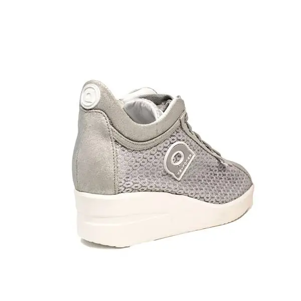 Agile by Rucoline sneaker with wedge silver color article 0226-82984 A DALIDA 1215