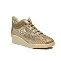 Agile by Rucoline sneaker con zeppa color oro articolo 0226-82984 A DALIDA 1215