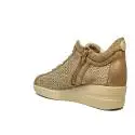 Agile by Rucoline sneaker with wedge gold color article 0226-82984 A DALIDA 1215
