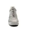 Agile by Rucoline sneaker for women with high wedge silver color article 1800-82984 A DALIDA NET 1215