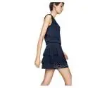 Desigual 71V2GN4 5001 short dress woman in blue with contrasting in white