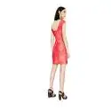 Desigual 73V2EX2 3002 short dress woman with red floral print