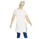 Desigual 73T2EE8 1010 t shirt donna color bianco con stampa multicolore