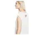 Desigual 72T2ED9 1000 t-shirt donna color bianco con stampa floreale
