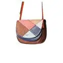 Desigual 71X9YG7 6001 woman shoulder bag with patchwork, multicolored