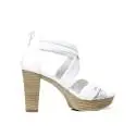 NERO GIARDINI P717551D 707 BIANCO sandalo donna color bianco