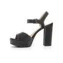 NERO GIARDINI P717861DE 100 NERO sandalo elegante donna color nero
