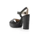 NERO GIARDINI P717861DE 100 NERO sandalo elegante donna color nero
