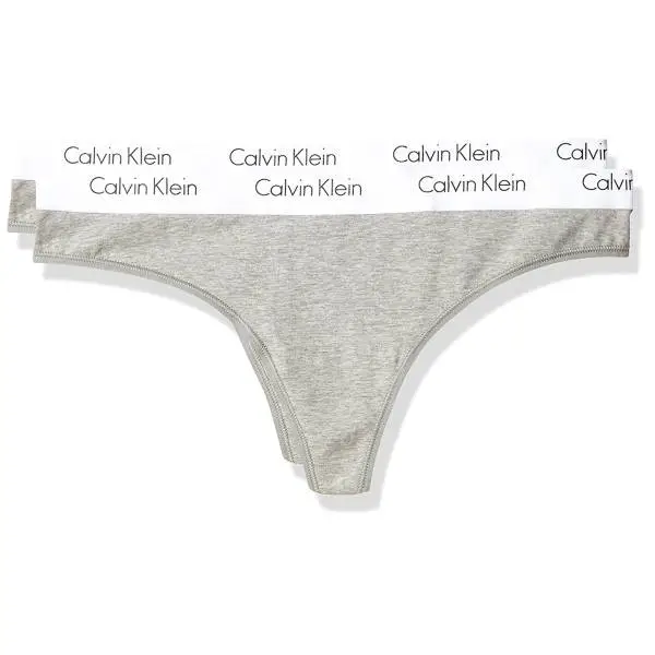 Calvin Klein QD3583E-020 GRAY gray woman thong