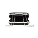 Ikaros jewels clutch bag woman black color with shoulder chain article BB 2710