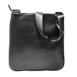 Mario Valentino VBS1PK01M MOSS NERO men's shoulder bag, eco-leather and fabric, black