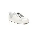 Apepazza white and silver loafer with a band refined with stones article DLW09