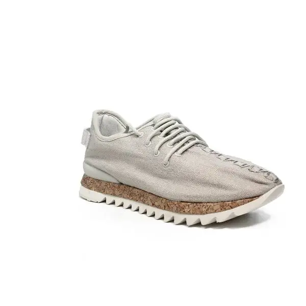 Apepazza sneaker in fabric off white color article DLY22