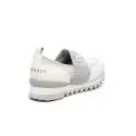 Apepazza white color loafer with grey band refined with stones article DLY32