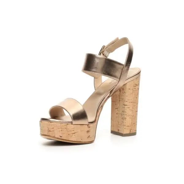 Nero Giardini women sandal with high heel bronze color article P717860DE 434