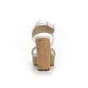 Nero Giardini women sandal with high heel white color article P717860DE 707