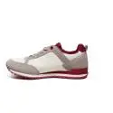Colmar sneaker for women laced up white color and magenta article D-TRAVIS C 050
