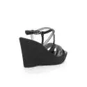 Nero Giardini sandalo donna con zeppa alta colore nero articolo P717622D 100