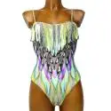 SoloSole ART.7317 ID woman swimsuit single piece, multicolored