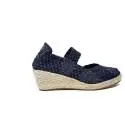 Woz elastic sandal with rope blue color article UP317 BLUE