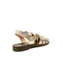 Anna Fidanza charlie sandal lamined platinum color article IR52D 073