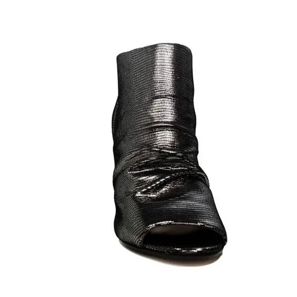 Carmens sandalo chiuso donna con tacco alto color acciaio articolo 37149 Acciaio Venere