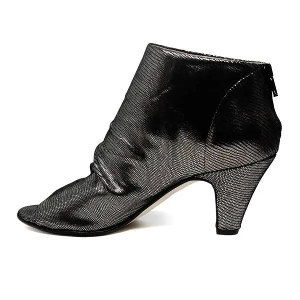 Carmens sandalo chiuso donna con tacco alto color acciaio articolo 37149 Acciaio Venere