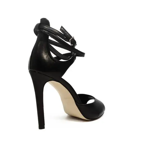 Carmens sandalo donna con tacco alto colore nero articolo 39065 Nero Giove