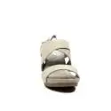 Geox sandal for women made in leather with taupe color bands article D72P3A 021SK CH62L