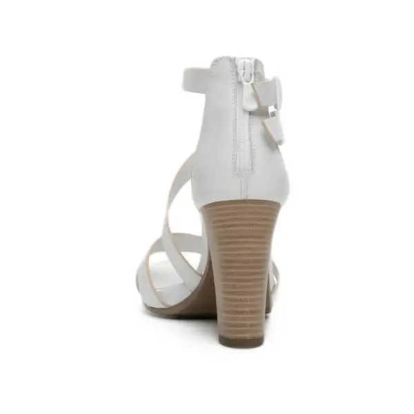 Nero Giardini sandalo donna in pelle con doppia fibbia color bianco articolo P717580D 707