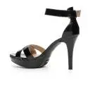 Nero Giardini sandalo alto donna in pelle lucida color nero articolo P717881DE 100