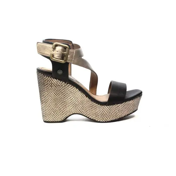 Wrangler Sandal with high heel black/Bronze article WL171722 W0435 