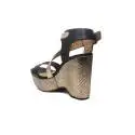 Wrangler sandalo con Tacco alta Nero/Bronzo articolo WL171722 W0435 