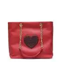 Valentino Handbags VBS1T901 LOVE ROSSO/NERO borsa donna con cuore centrale