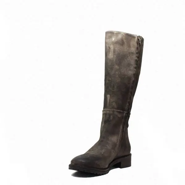 Zoe Italy boot in leather deer chamois color article 305