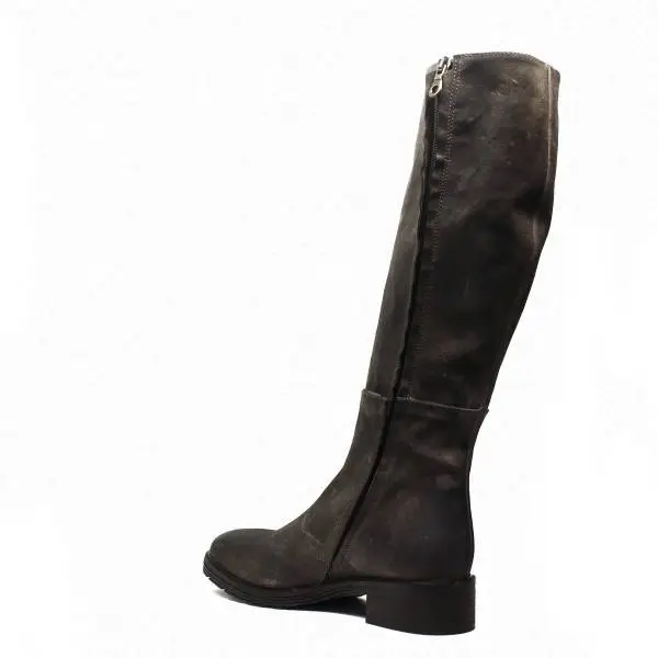 Zoe Italy boot in leather deer chamois color article 305