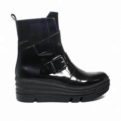Impicci ankle boots woman high wedge black color LK900 